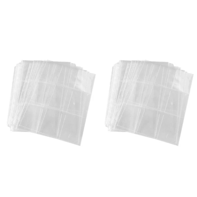 100 Sheets Binder Set Card Holder Page Business Card Stand Card Book
