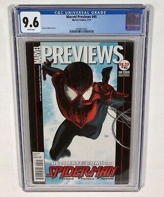 Marvel Previews #95 CGC 9.6 KEY! 1st Miles Morales! Before Ultimate Fallout #4!