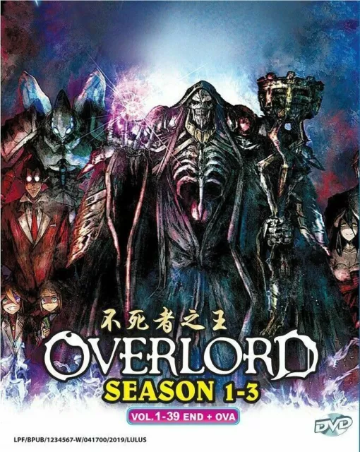 ANIME DVD Overlord Season 1-4 (1-52End+2 Movie) ENGLISH DUBBED