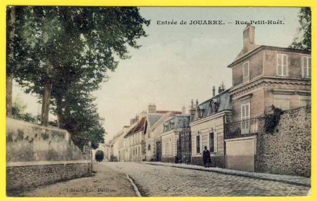 cpa 77 - Entrée de JOUARRE (Seine et Marne) Rue Petit HUET Ed. Librairie DELORME