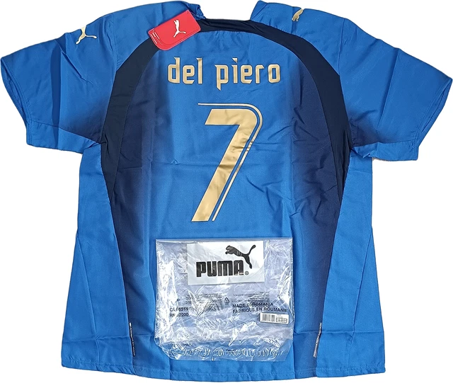 MAGLIA CALCIO VINTAGE italia mondiali 2006 DEL PIERO stars Puma