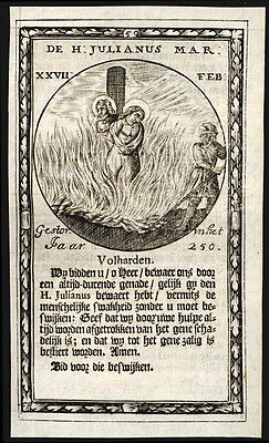 DI ALESSANDRIA santino incisione 1600 S.ALESSANDRO M 