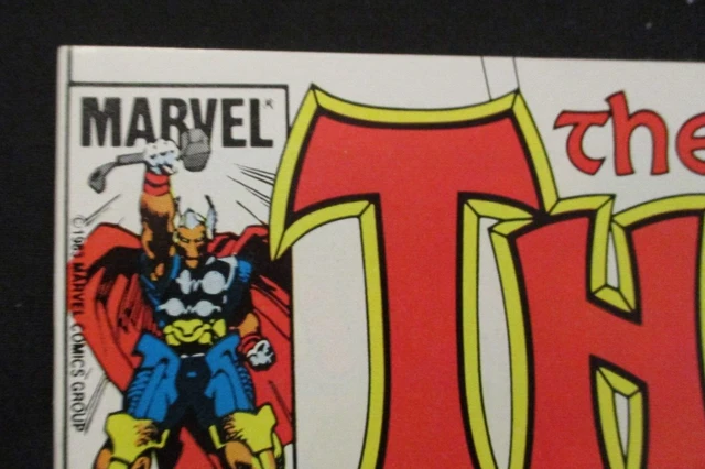 Mighty Thor 338 2nd Beta Ray Bill & Origin Marvel 1983 Newsstand 2