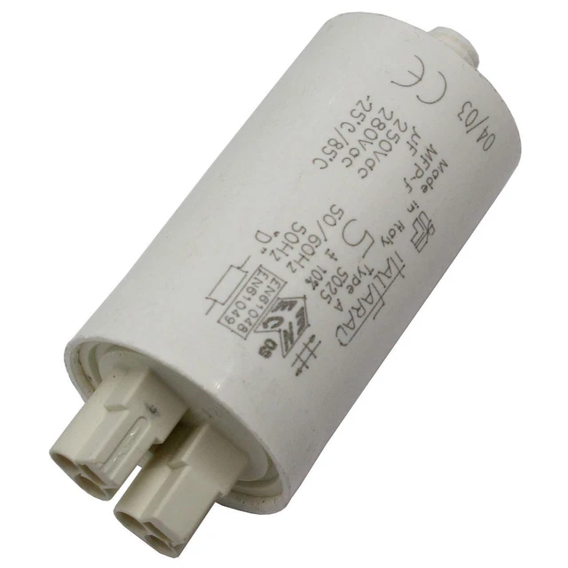 Condensateur Italfarad 50µF 280V - 50x103mm - Pour Moteur - Neuf Et Scellé