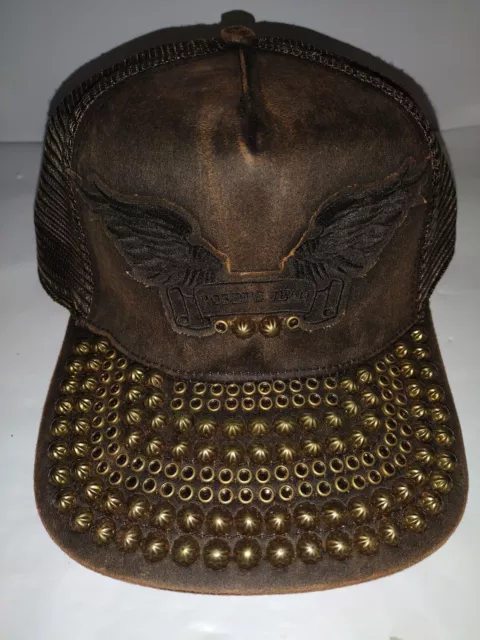 ROBIN'S JEANS HAT 100% AUTHENTIC Logo Studded Trucker Hat