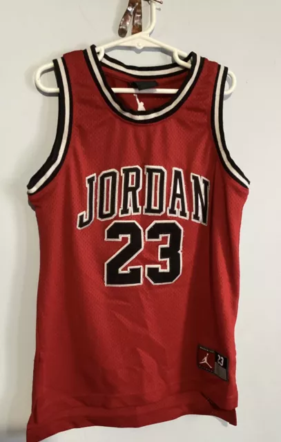 Red Jordan 23 Jersey Boys Size Small 8-10 Years NBA Basketball