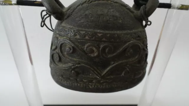Antique Bronze Buffalo Bell,  Burma 3
