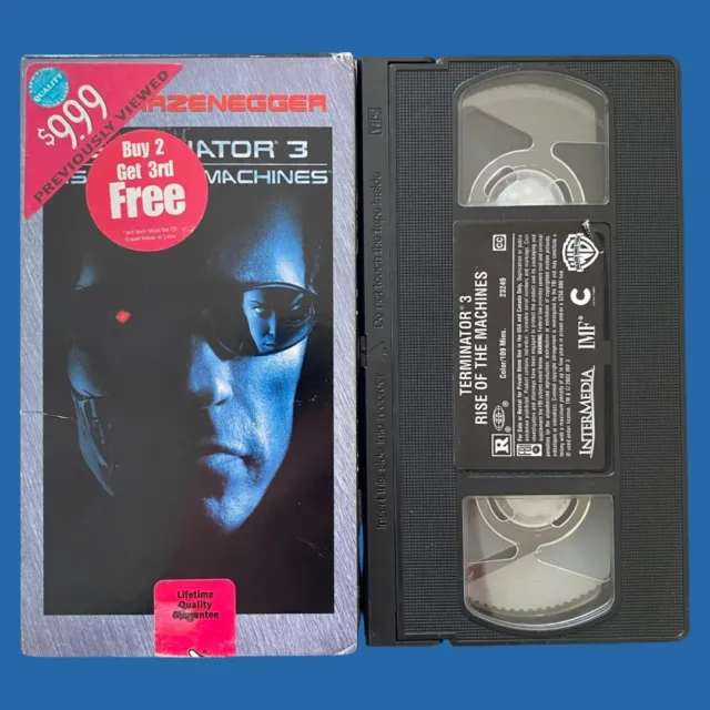 Terminator 3: Rise of the Machines (VHS, 2003) Free Shipping!