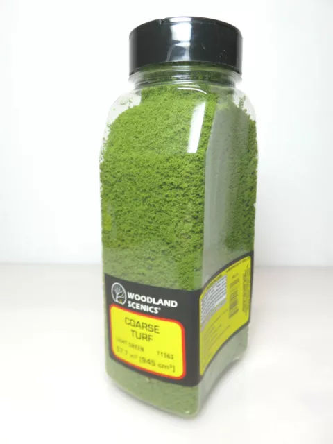 Woodland Scenics T1363 Coarse Turf Shaker, Light Green