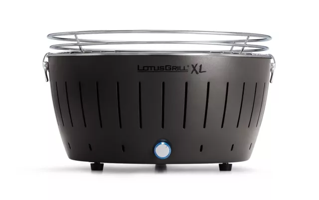 LotusGrill Holzkohlegrill Anthrazitgrau XL