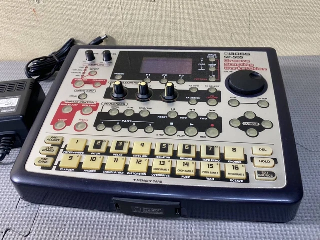 BOSS SP-505 Roland Groove Sampling Workstation FedEx from Japan Tested Used
