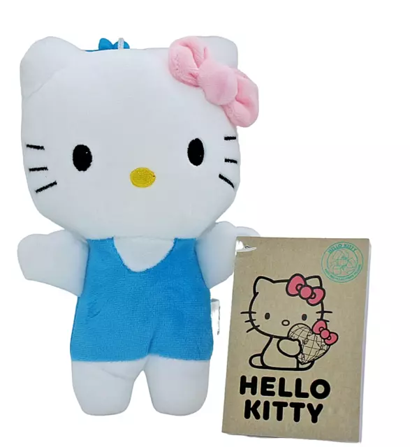 Hello Kitty Plüschtier Kuscheltier Stofftier 18 cm mit Bagclip für Kinder NEU