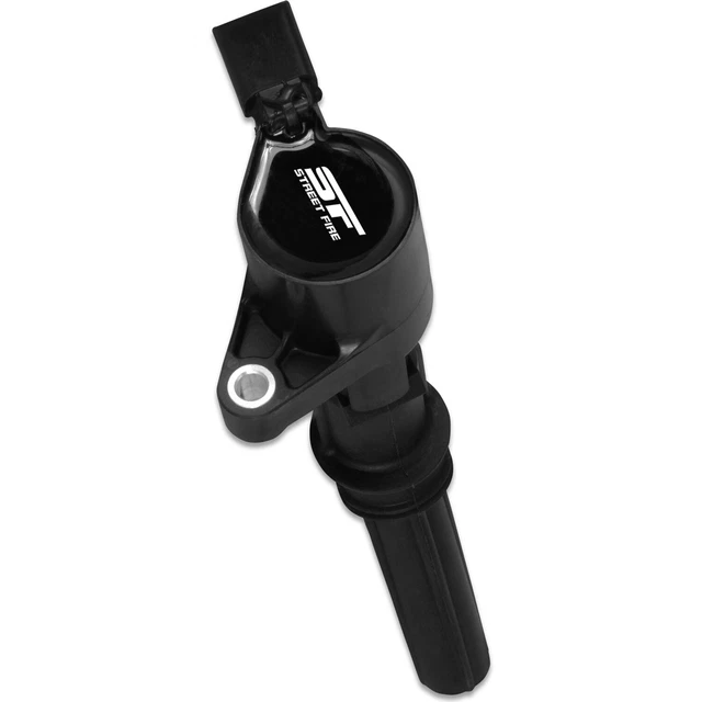 5512 Street Fire Igntion Coil 1998-2014 Ford 4.6L/5.4L 2-valve engines, Black,