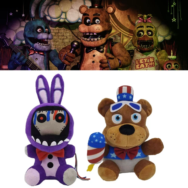 FIVE NIGHTS AT Freddy Plush Toy Bear Rabbit Stuffed Doll Fnaf Horror ...