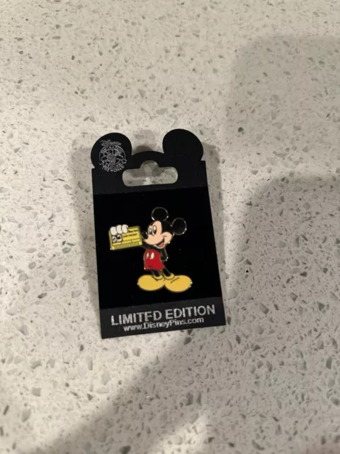 OLD HTF LE Disney pin Cast Member Pin Party Exclusive Mickey Mouse w/ ID Badge