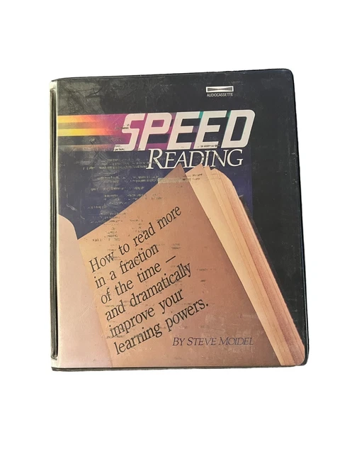 VTG 1990 Speed Reading How to read more in a fraction of the time Audio Cassette