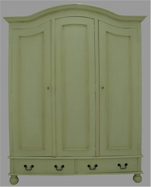 French Bordeaux Three Door Wardrobe (Flat-Pack or Assembled) (Any Colour!)