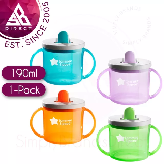 Tommee Tippee Essentials Babys erste Tasse │mit freiem Fluss & BPA-freiem Material│4m+