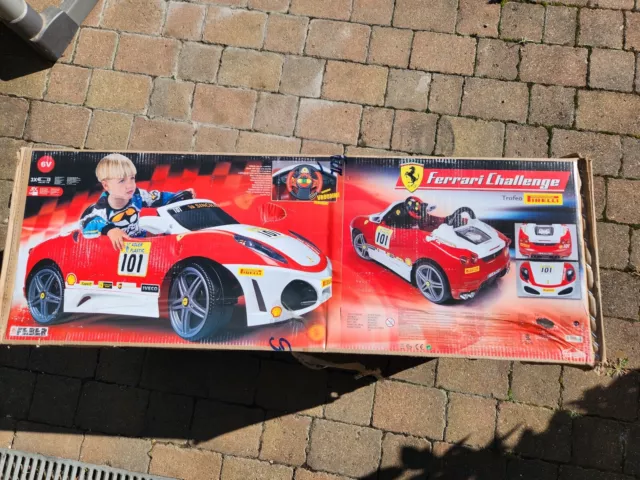 AUTHENTIC FEBER FERRARI F430 Challenge Ride On Car Battery Powered Aged 3 NEW 100.00 PicClick UK