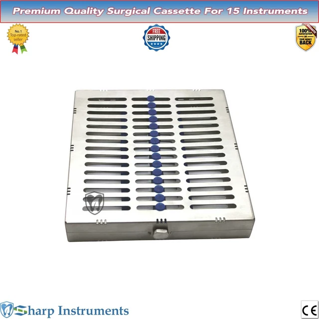 Vassoio Rack 10 Cassette Per Sterilizzazione Strumento Chirurgico - Foto 11