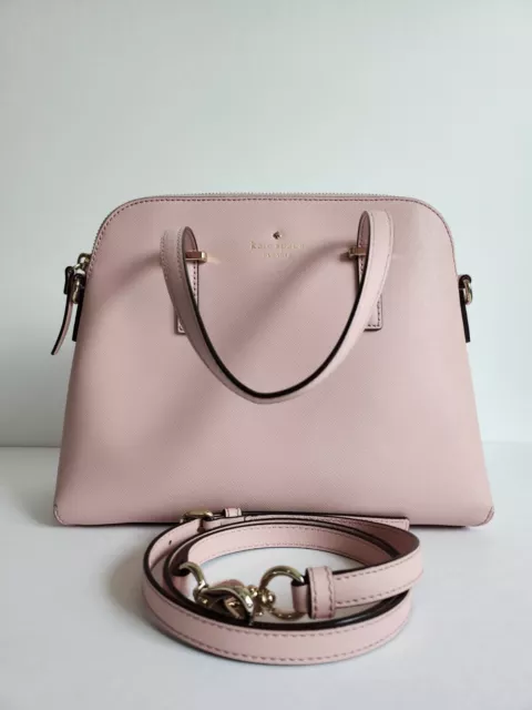 Kate Spade Cedar Street Maise Crossbody Shoulder Satchel Pink Saffiano Leather