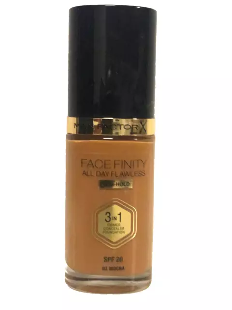 2x Max Factor Facefinity All Day Flawless: 3-in-1-Foundation MOCHA 93