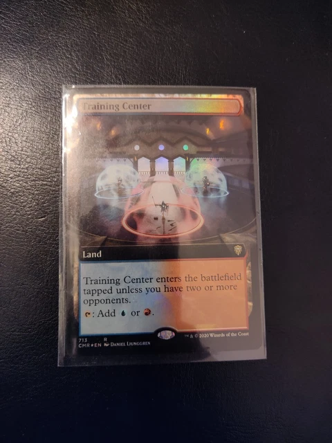 Training Center (Extended Art) NM Foil English Commander Legends Magic Card