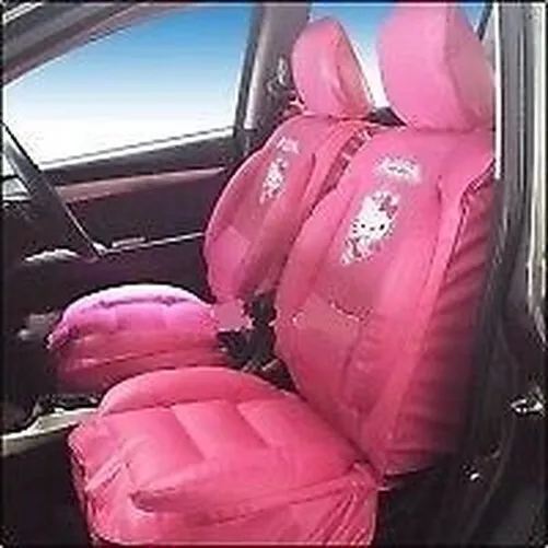 Hello Kitty Car Seat Covers Limited Edition Pink kitty Collection faux leather