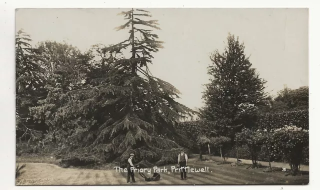 1919 RP Postcard The Priory Park Prittlewell Essex