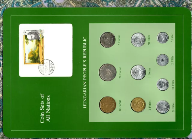 Coin Sets of All Nations Hungary 1985-1990 UNC All Filler 1990 10K Mint