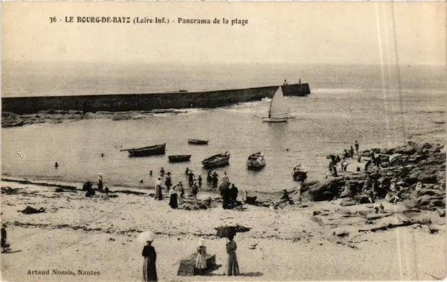 CPA Le Bourg-de-Batz - Panorama de la Plage FRANCE (915877)