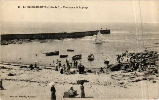 CPA Le Bourg-de-Batz - Panorama de la Plage FRANCE (915877)