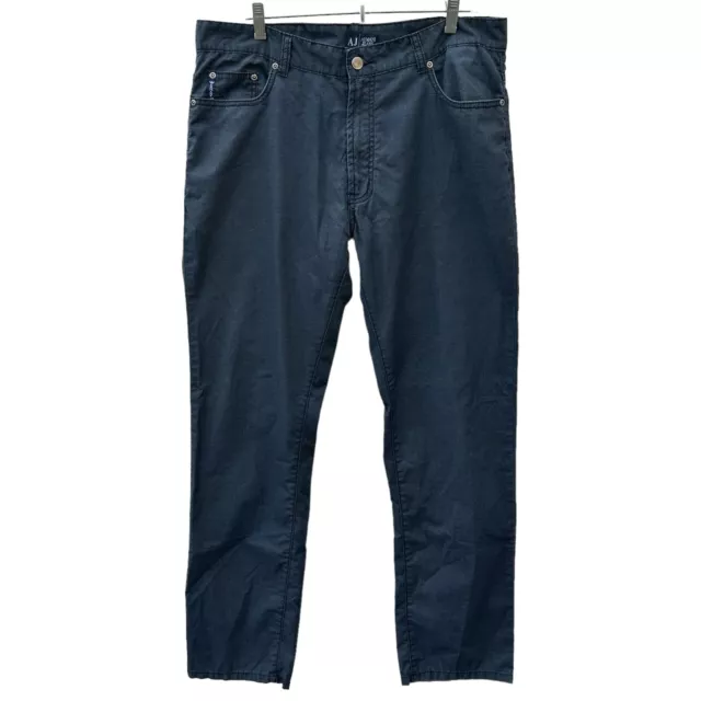 AJ ARMANI J45 Slim Jeans Blue Light Denim SLIM Fit Stretch Men's Size ...