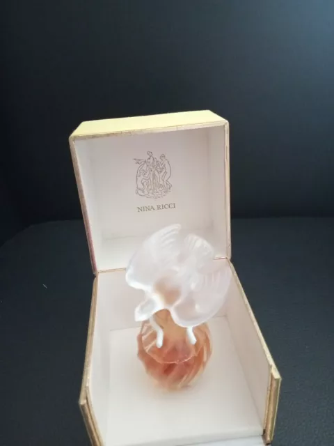 L'air du temps - Nina Ricci - Flacon Lalique et son écrin vintage 1960's 3