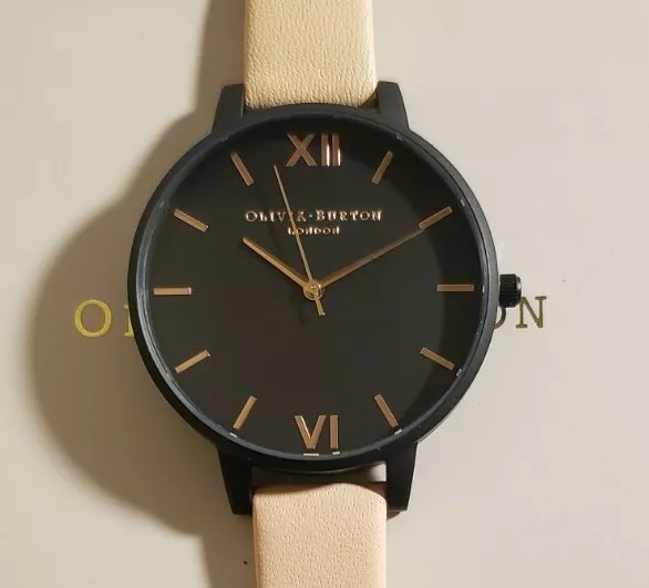 OLIVIA BURTON AFTER DARK WATCH WITH 38mm BLACK FACE.