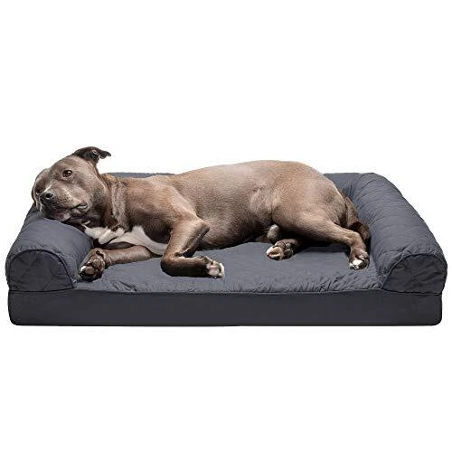 Orthopedic Dog Bed for Large/Medium Dogs w/ Removable Bolsters & Washable