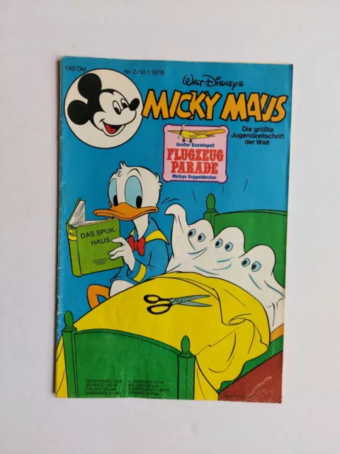 Ehapa - Micky Maus Nr. 2 / 10.01.1978 / Z2 (ohne Beilage / ohne Schnipp)