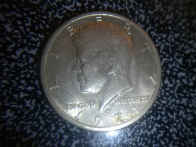 1971.(D) Kennedy Half Dollar 50 cent COIN