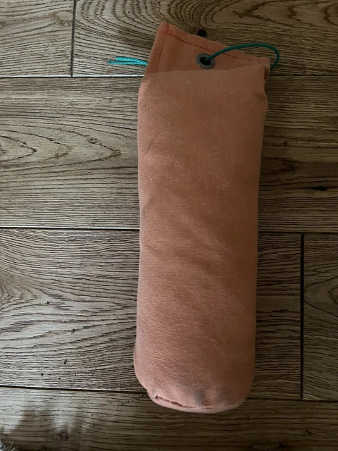 Pistola de campo para perro y pistola de lona maniquí de entrenamiento de 1 libra - verde, naranja, rojo y blanco
