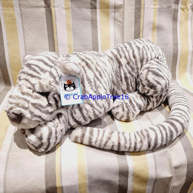 JELLYCAT REALLY BIG Sacha Snow Tiger Soft Toy Plush BNWT NEW D253 £299. ...
