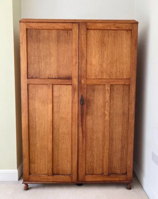 Large Vintage Wooden Wardrobe