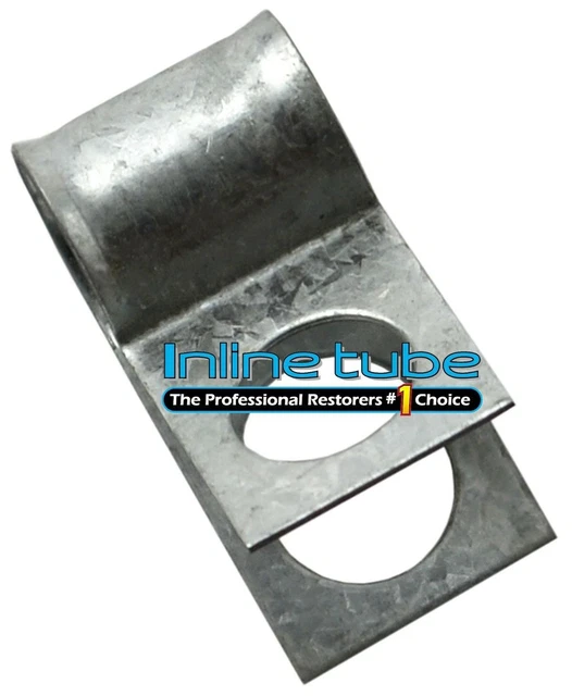 Factory Oem 3/8 Single .375  Wrap Around Brake Fuel Line Clamp Clip Galvanized