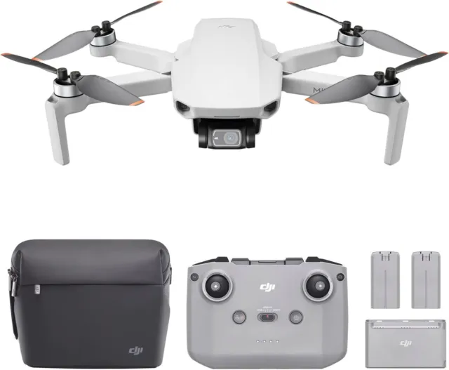 DJI Mini 2 Fly More Combo Ultralight Foldable Drone 3-Axis Gimbal with 4K Camera