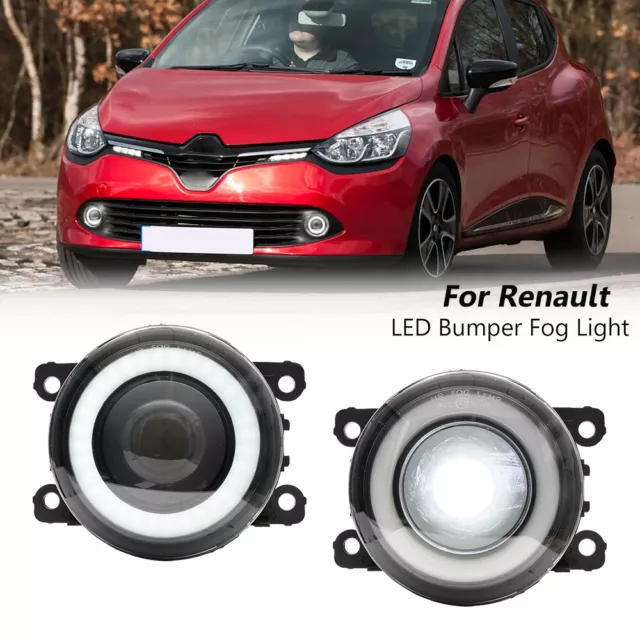 2x LED Tagfahrlicht DRL Nebelscheinwerfer für Renault Clio Megane Twingo Dacia