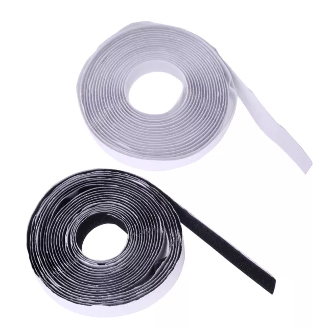 5M Sticky Back Strong Self Adhesive Tape Hook and Loop 20mm Nylon Fastener