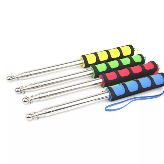 1.2M Portable Extendable Telescopic Handheld Windsock Flag Pole Pointer PoleF#km
