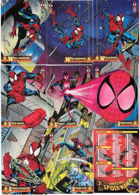 The Amazing Spider-Man 1st Ed Trading Card Singles Fleer 1994 YOU CHOOSE CARD