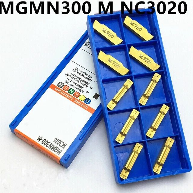 CNC Lathe Grooving Tool Reliable Carbide Insert for Various Machining 10pcs