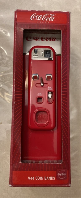 COCA-COLA Metal Coin Bank V44 Money Saving Designed by Japan