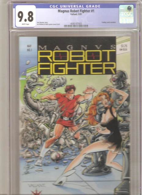 Magnus Robot Fighter #1 Valiant CGC 9.8 NM/MT White Pages 1991